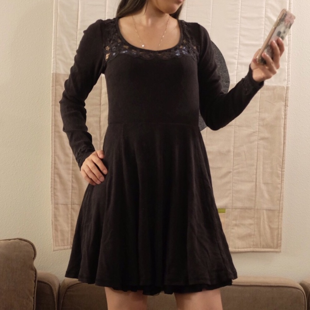 Free People Lace Back Dress